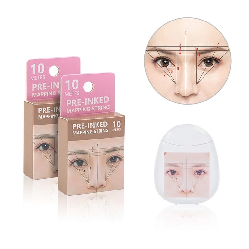 10m Microblading Mapping String Pre-Inked Eyebrow Marker Thread Tattoo Brows Point White Mapping String Beauty Tools Wholesale
10m Microblading Mapping String Pre-Inked Eyebrow Marker Thread Tattoo Brows Point White Mapping String Beauty Tools Wholesale