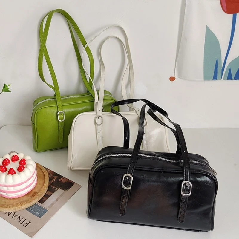 Women Shoulder Bags PU Leather Solid Color Handbags Ladies Zipper Large Capacity Daily Girl Small Purse New Arrival 2023
Women Shoulder Bags PU Leather Solid Color Handbags Ladies Zipper Large Capacity Daily Girl Small Purse New Arrival 2023