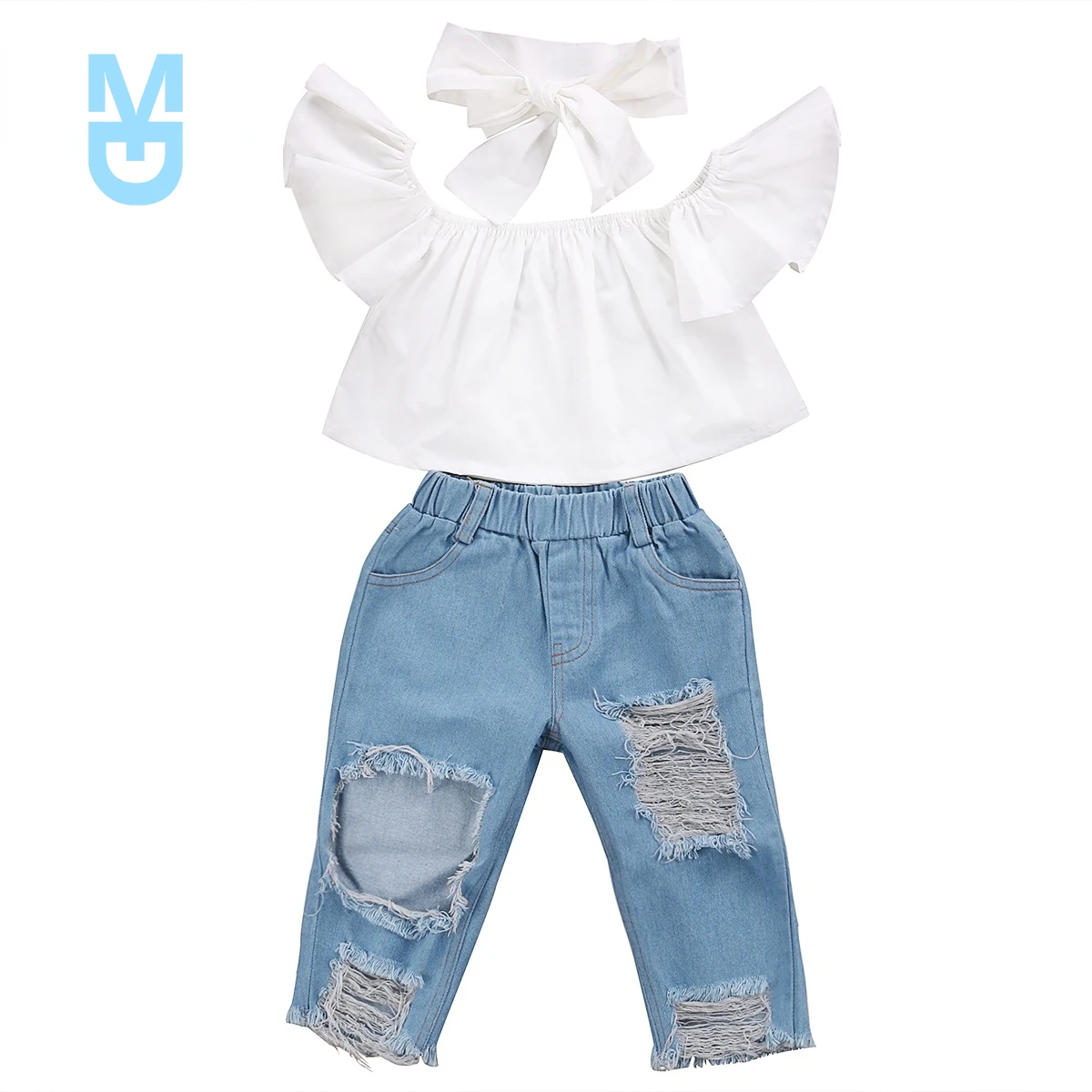 New Casual Toddler Girls Kid Off Shoulder White Tops+Denim Pants Jeans Outfits Set Clothes 1-6Y
New Casual Toddler Girls Kid Off Shoulder White Tops+Denim Pants Jeans Outfits Set Clothes 1-6Y