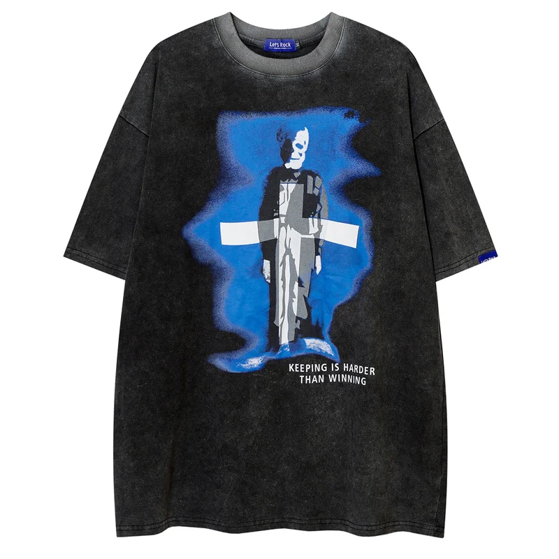 Hip Hop Streetwear Men Oversized T Shirt Letter Skull Cross Print Gothic T Shirts 2022 Harajuku Vintage Washed Cotton Male Tops
Hip Hop Streetwear Men Oversized T Shirt Letter Skull Cross Print Gothic T Shirts 2022 Harajuku Vintage Washed Cotton Male Tops