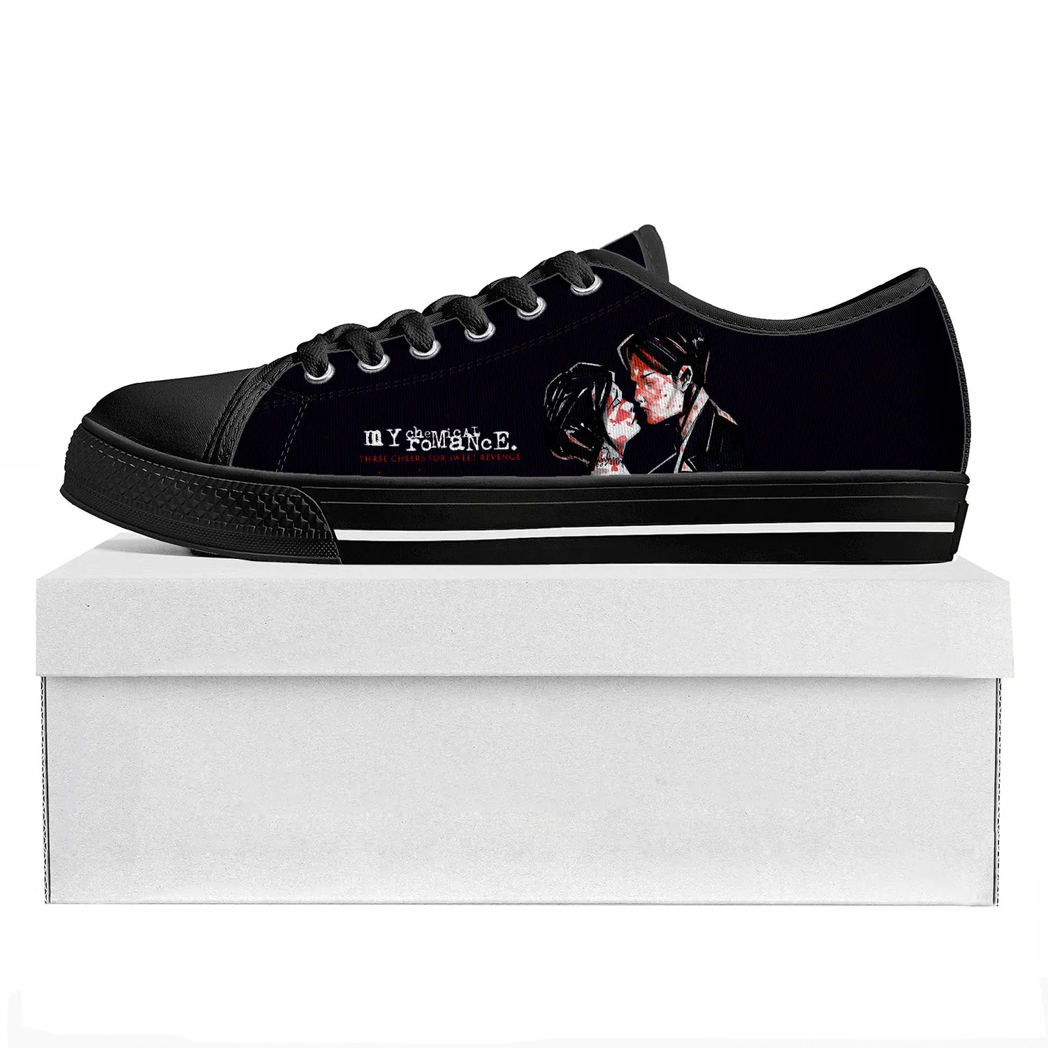 Romance Rock Band Chemical My Fashion Low Top High Quality Sneakers Mens Womens Teenager Canvas Sneaker Couple Shoes Custom Shoe
Romance Rock Band Chemical My Fashion Low Top High Quality Sneakers Mens Womens Teenager Canvas Sneaker Couple Shoes Custom Shoe