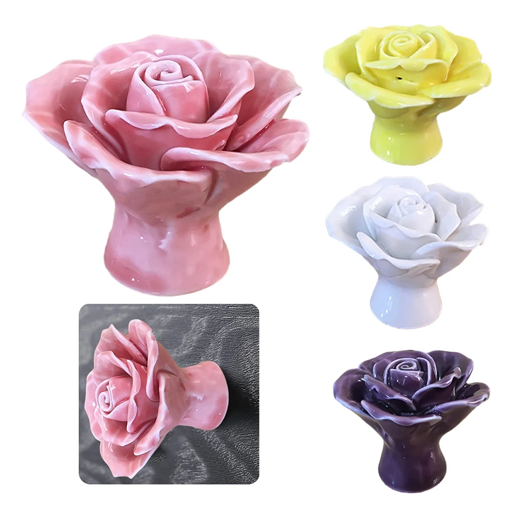 5pcs Retro Furniture Handles Drawer Knobs Ceramic Flower Rose Cabinet Door Handle Hardware Antique Kitchen Cupboard Pull
5pcs Retro Furniture Handles Drawer Knobs Ceramic Flower Rose Cabinet Door Handle Hardware Antique Kitchen Cupboard Pull