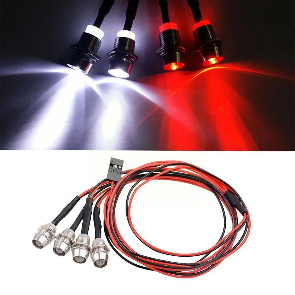 4 Pieces Of 5mm Rc Led Light On-road Model Drift Car Led Night 2 White 2 Red Led Light Kits For Model Drift Crawler Car F6i0
4 Pieces Of 5mm Rc Led Light On-road Model Drift Car Led Night 2 White 2 Red Led Light Kits For Model Drift Crawler Car F6i0
