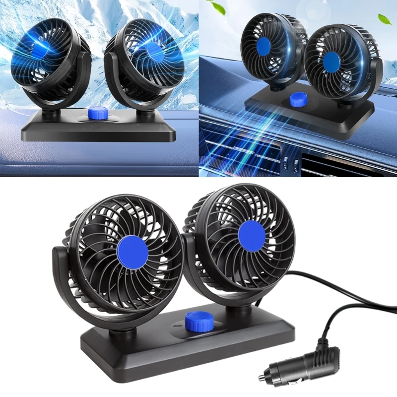 Car Fan Double Head Cooling 360Degree Rotation Campervan With 2Speed Strong Wind J60F
Car Fan Double Head Cooling 360Degree Rotation Campervan With 2Speed Strong Wind J60F