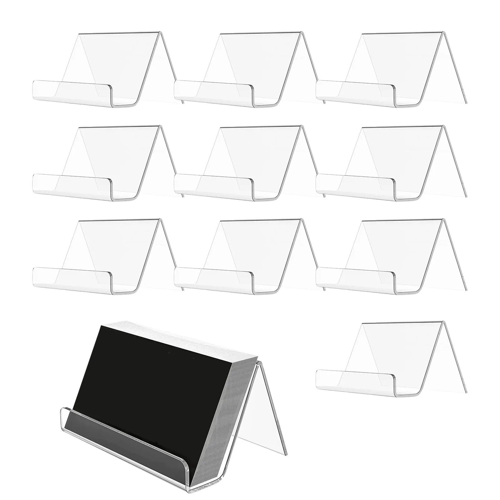 6/10 Pieces Business Card Display Transparent Clear Acrylic Name Cards Holder Organizer 60 50 Cards Capacity Display Organizer
6/10 Pieces Business Card Display Transparent Clear Acrylic Name Cards Holder Organizer 60 50 Cards Capacity Display Organizer