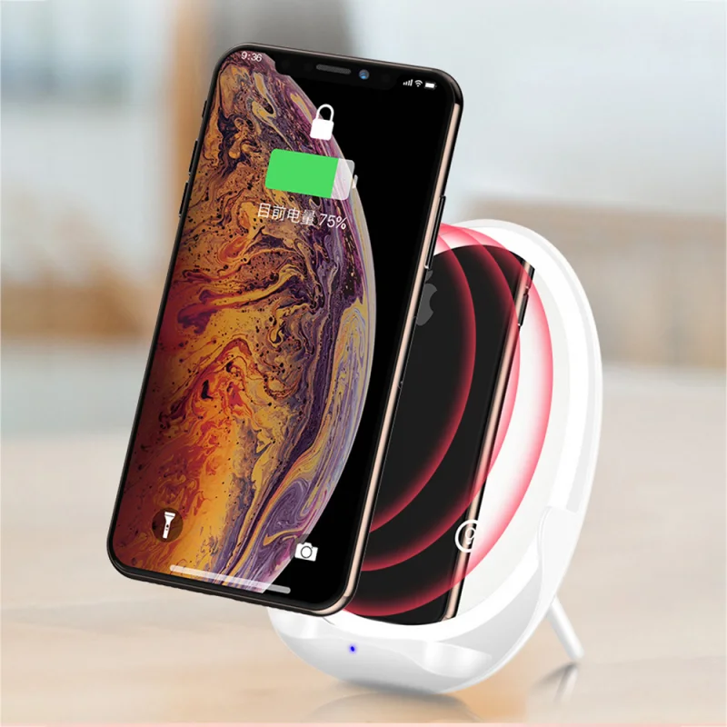 Portable Wireless Charger with LED Fill Light & Vanity Mirror Desktop Phone Charger Holder For iPhone Smasung Xiaomi Universal
Portable Wireless Charger with LED Fill Light & Vanity Mirror Desktop Phone Charger Holder For iPhone Smasung Xiaomi Universal