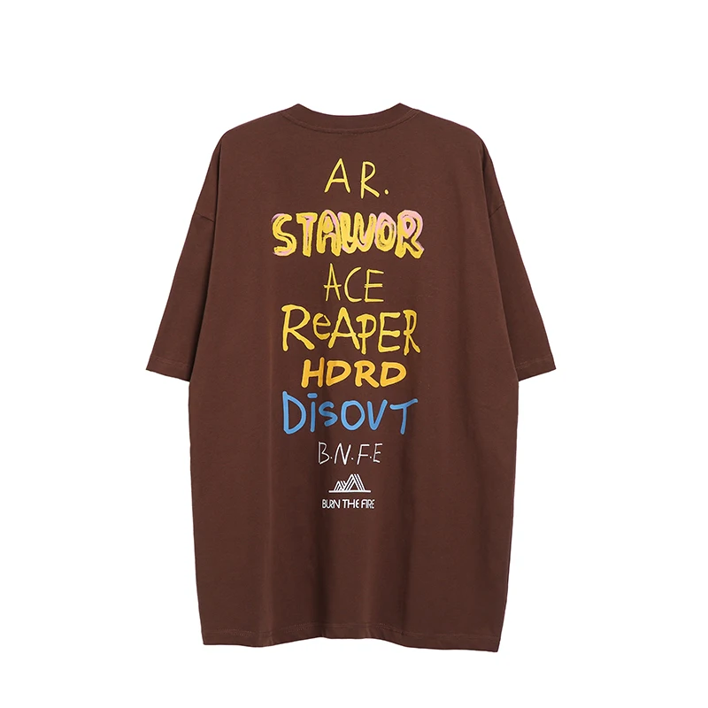 Amercian Vintage Mens T-shirts Fashion Colourful Letter Print Tshirt Oversized Harajuku Couple Tees Round Neck Tops Male T Shirt
Amercian Vintage Mens T-shirts Fashion Colourful Letter Print Tshirt Oversized Harajuku Couple Tees Round Neck Tops Male T Shirt