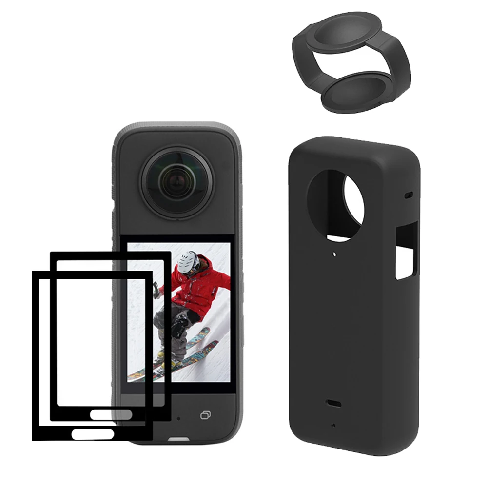 Силиконовая крышка для объектива и твердость 9H фотокамера Insta360 X3 полная защита простая установка
Силиконовая крышка для объектива и твердость 9H фотокамера Insta360 X3 полная защита простая установка