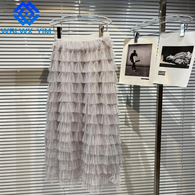 2022 New Oversized Women Summer Skirt Fashion Mesh Spliced High Waist Cupcake Skirt Loose Casual Mide Long Skirts Female
2022 New Oversized Women Summer Skirt Fashion Mesh Spliced High Waist Cupcake Skirt Loose Casual Mide Long Skirts Female