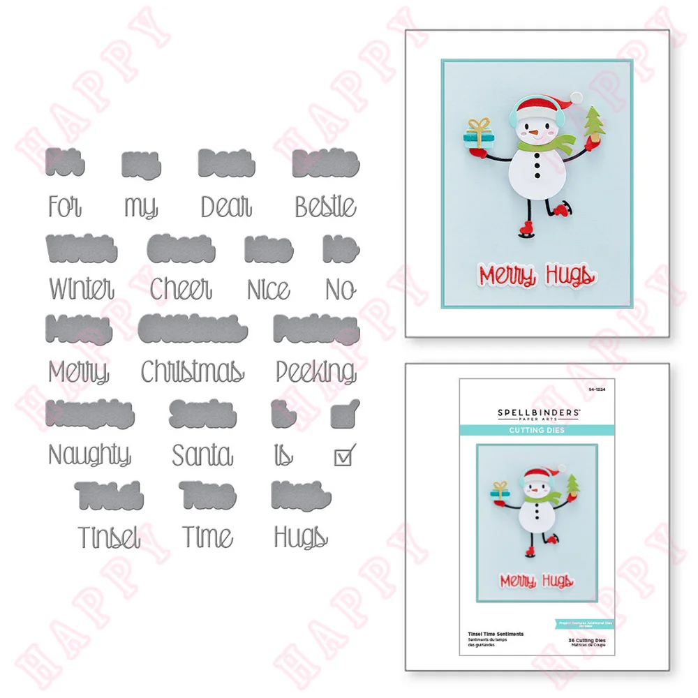 Christmas Tinsel Time Sentiments Etched Metal Cut Dies Scrapbook Diary Decoration Embossing Template Diy Greeting Card Handmade
Christmas Tinsel Time Sentiments Etched Metal Cut Dies Scrapbook Diary Decoration Embossing Template Diy Greeting Card Handmade