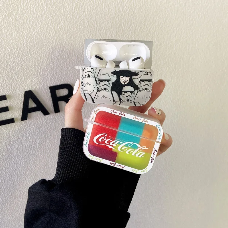 Fashion Colorful Coke V Case for Apple AirPods 1 2 3 Pro Cases Cover IPhone Bluetooth Earbuds Earphone Air Pod Pods Case
Fashion Colorful Coke V Case for Apple AirPods 1 2 3 Pro Cases Cover IPhone Bluetooth Earbuds Earphone Air Pod Pods Case