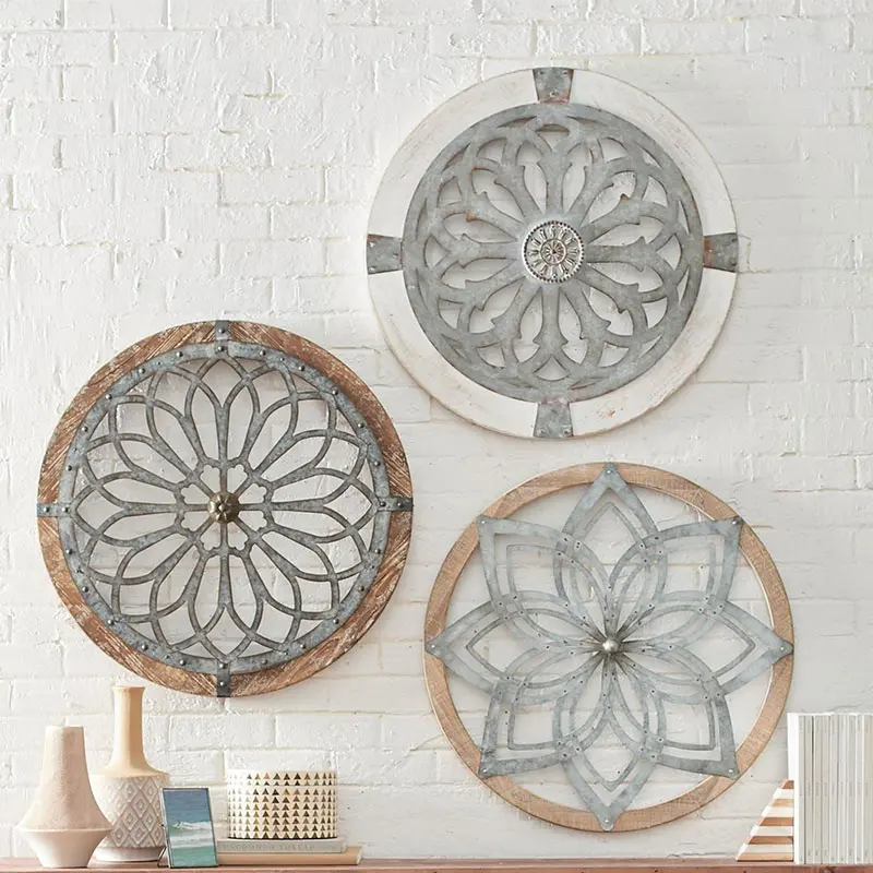 Retro Hollow Flower Pattern Hanging Ornament Home Wall Decor Outdoor Indoor Living Room Background Porch Decoration Accessories
Retro Hollow Flower Pattern Hanging Ornament Home Wall Decor Outdoor Indoor Living Room Background Porch Decoration Accessories