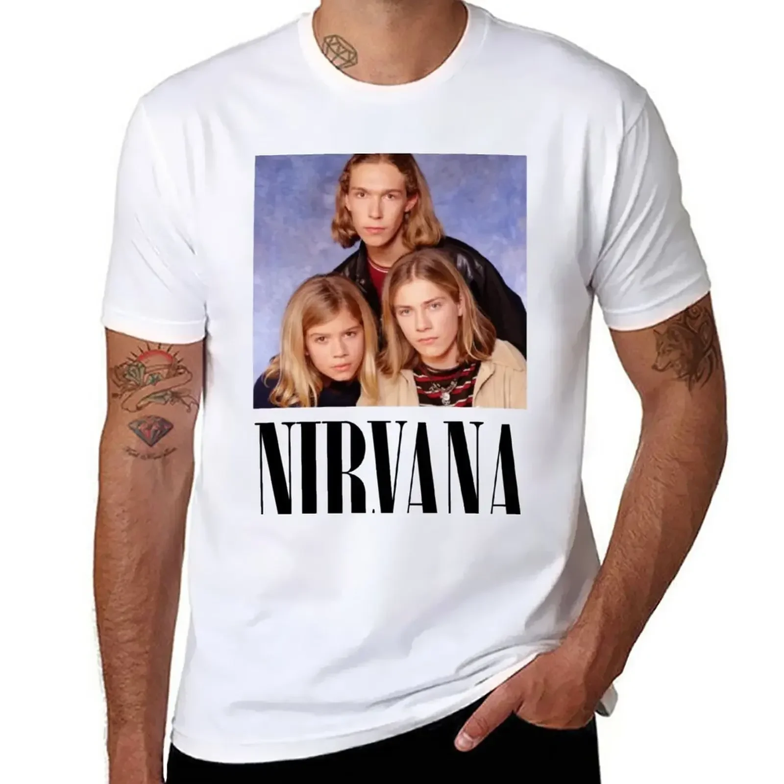 MMMGrunge Hanson Vs гранж серьезная футболка Графические футболки винтажные Забавные для