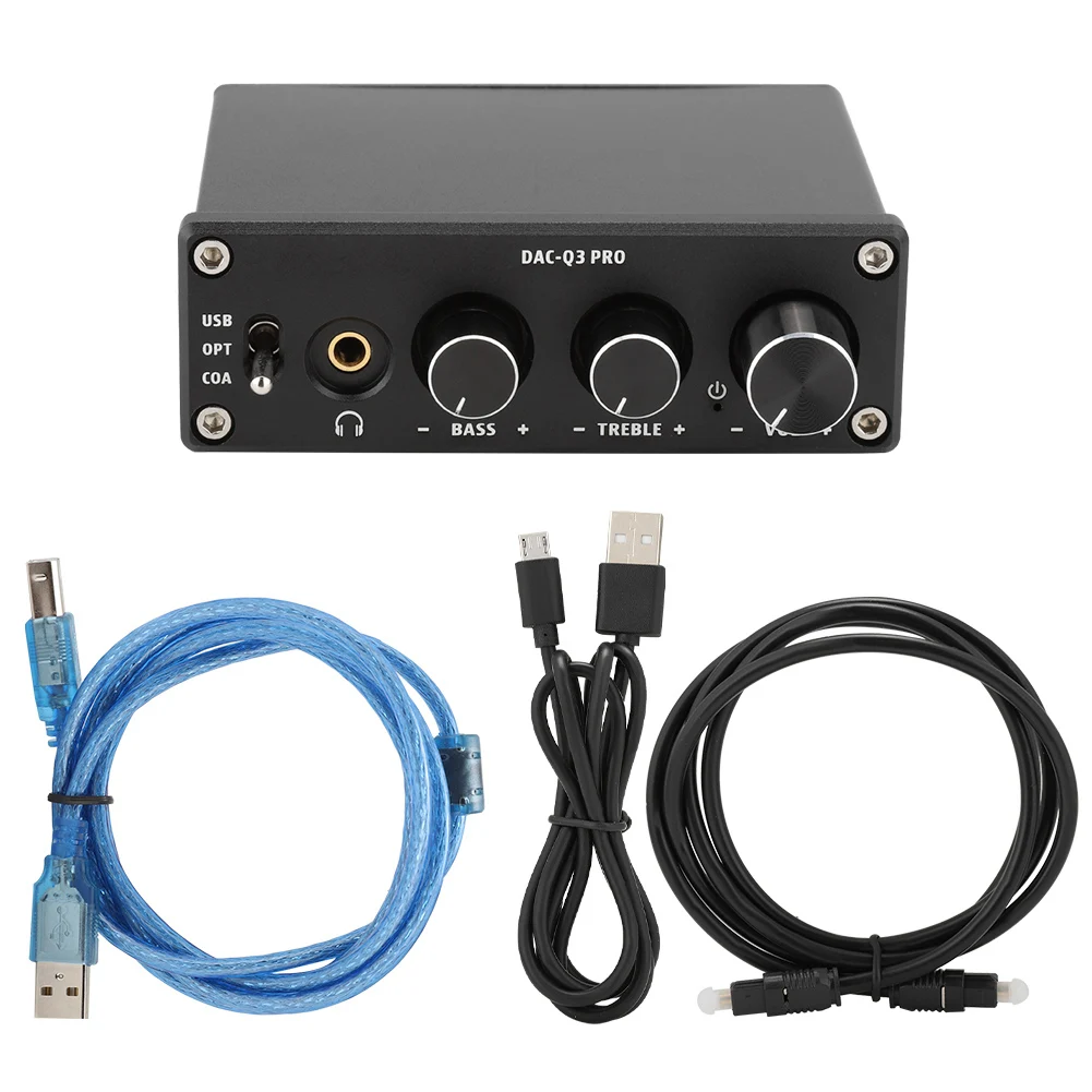 AC-Q3 PRO DAC декодирование аудио декодер с усилителем для наушников 3,5 мм (черный) аудио декодер
AC-Q3 PRO DAC декодирование аудио декодер с усилителем для наушников 3,5 мм (черный) аудио декодер