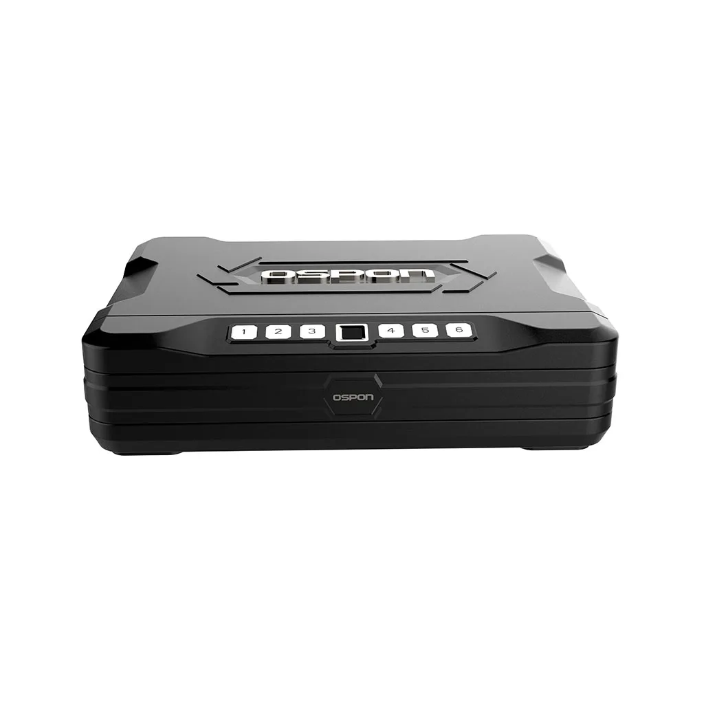 OSPON Quick-Access Pistol Safe for Multiple Handguns&Ammo with Biometric Fingerprint Lock, Two guns
OSPON Quick-Access Pistol Safe for Multiple Handguns&Ammo with Biometric Fingerprint Lock, Two guns
