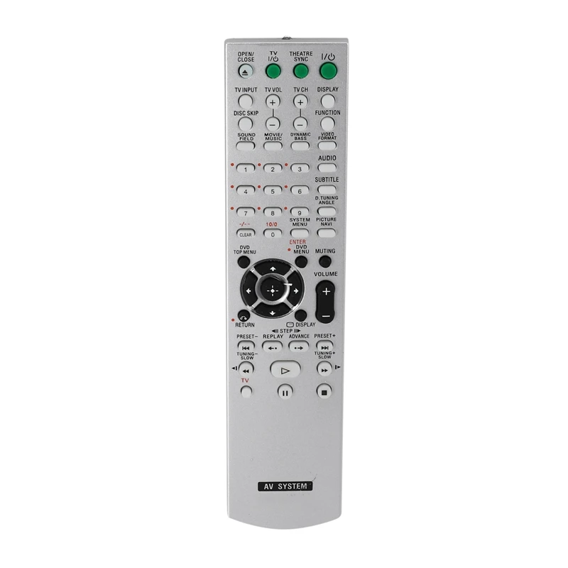 Пульт дистанционного управления Φ Rmadu005, подходит для Sony Dvd, домашнего кинотеатра, система искусственных фотографий
Пульт дистанционного управления Φ Rmadu005, подходит для Sony Dvd, домашнего кинотеатра, система искусственных фотографий