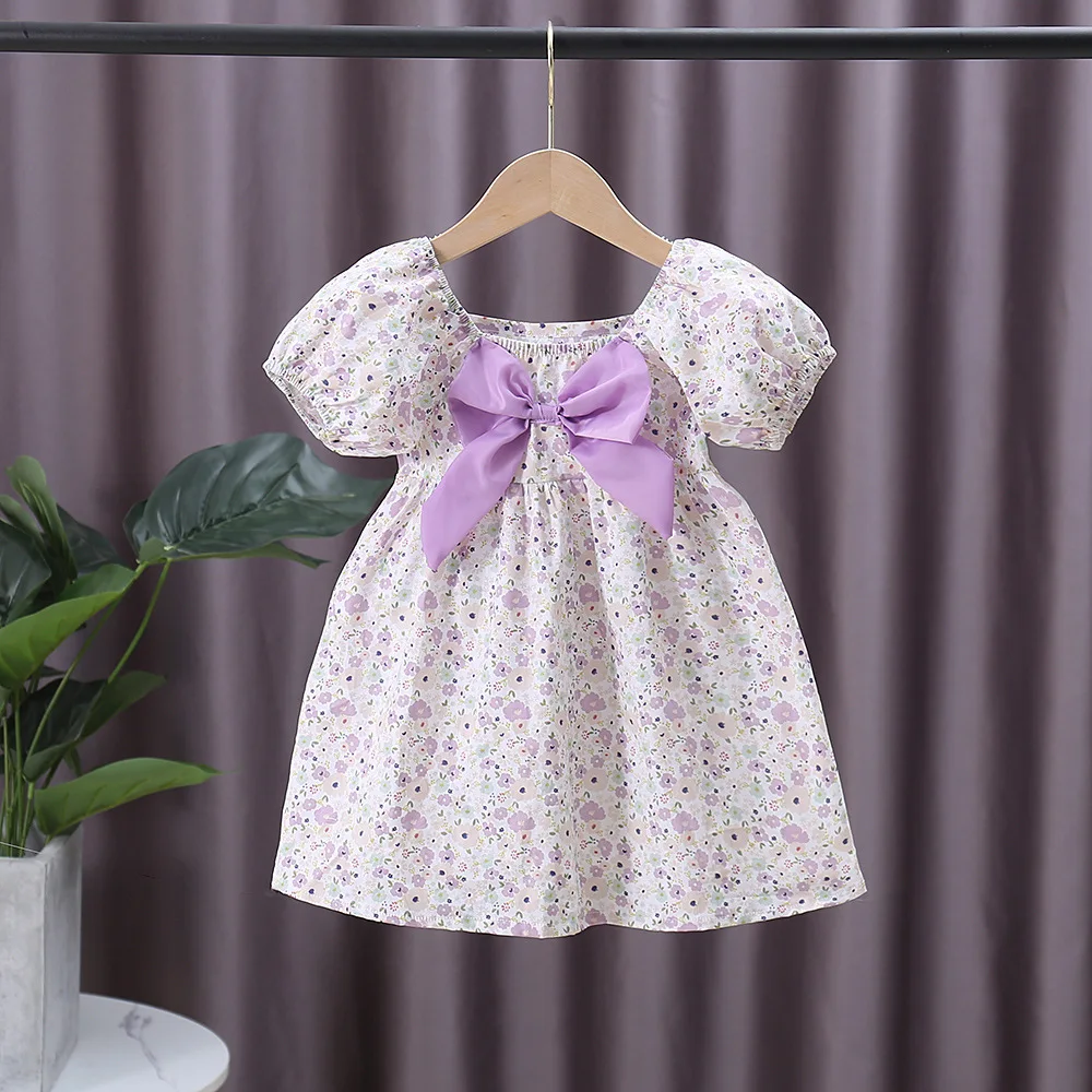 Casual Summer Kids Girls Dress Floral Cotton Kids Clothes Bow Patchwork Baby Girl Princess Dress New Flower Girl Dresses 2022
Casual Summer Kids Girls Dress Floral Cotton Kids Clothes Bow Patchwork Baby Girl Princess Dress New Flower Girl Dresses 2022