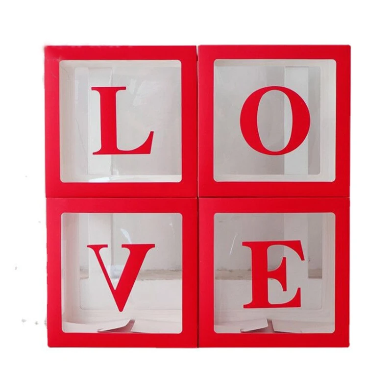 4PCS Transparent Box Letter 30*30cm Cardboard 1st Birthday Girl 1st Birthday Boy Gender Reveal Party Wedding Decorations
4PCS Transparent Box Letter 30*30cm Cardboard 1st Birthday Girl 1st Birthday Boy Gender Reveal Party Wedding Decorations