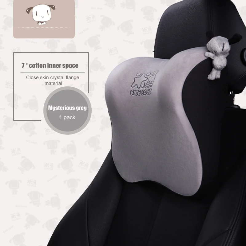 Memory Foam Car Headrest Lumbar Pillow Sets Head Massager Super Soft Neck Pillow To Relieve Cervical Pressure Car Interior 
Memory Foam Car Headrest Lumbar Pillow Sets Head Massager Super Soft Neck Pillow To Relieve Cervical Pressure Car Interior