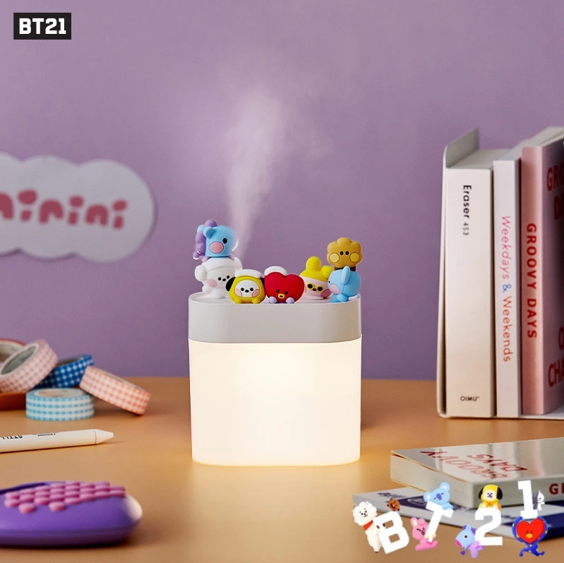 Увлажнитель воздуха Bt21 Minini серии Kawaii, Usb, мультяшная линия, для друзей, для дома и офиса, бесшумный милый спрей, аниме, настольное украшение, украшения
Увлажнитель воздуха Bt21 Minini серии Kawaii, Usb, мультяшная линия, для друзей, для дома и офиса, бесшумный милый спрей, аниме, настольное украшение, украшения