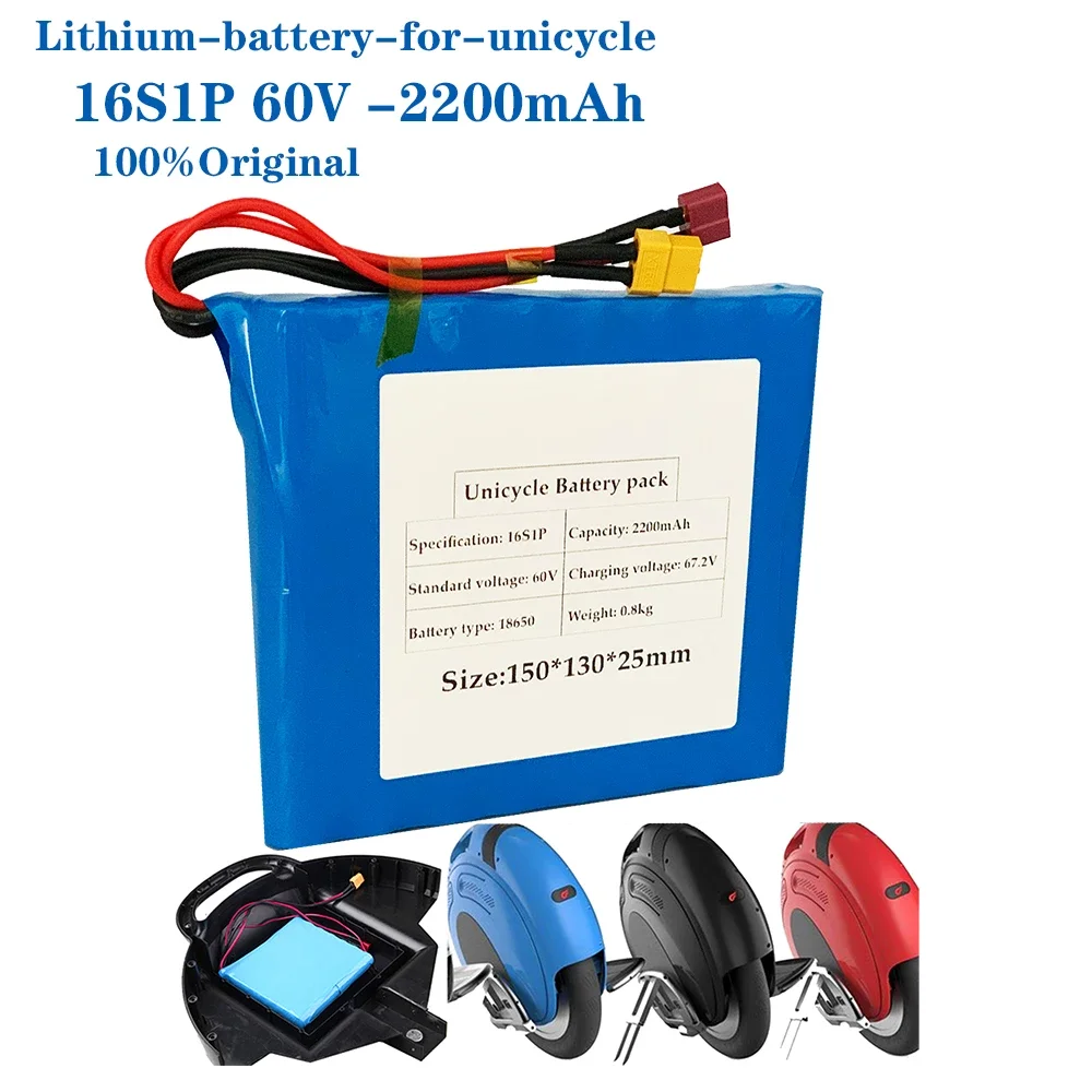 Новый литий-ионный перезаряжаемый аккумулятор 16S1P 60 в 2200 Вт-ч мАч для электрического одноколесного скутера и электрических банков
Новый литий-ионный перезаряжаемый аккумулятор 16S1P 60 в 2200 Вт-ч мАч для электрического одноколесного скутера и электрических банков