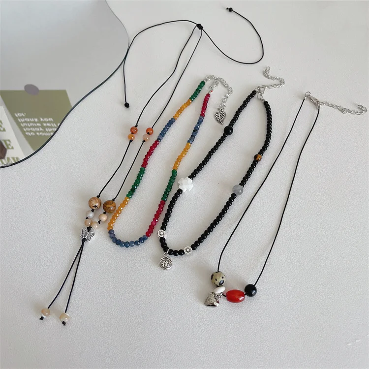 Butterfly Bohemian Colored Stones Pendant Necklace Woven Vintage Handmade Cross Beads Stylish Tribal Design Necklace Jewelry
Butterfly Bohemian Colored Stones Pendant Necklace Woven Vintage Handmade Cross Beads Stylish Tribal Design Necklace Jewelry