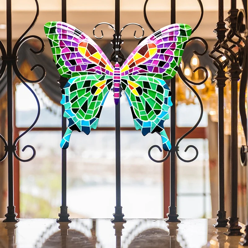 Rose Glass Window Pattern Metal Butterfly Garden Art Decor Unique France South Rose Window Stained Glass Butterfly Wall Decor
Rose Glass Window Pattern Metal Butterfly Garden Art Decor Unique France South Rose Window Stained Glass Butterfly Wall Decor