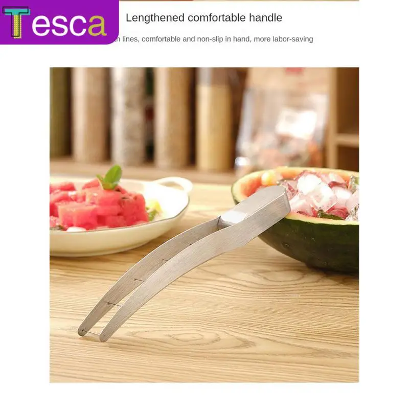 

Convenient Watermelon Splicer Fruit Eating Tool Set 304 Stainless Steel Watermelon Cutter Multifunctional Household Watermelon
