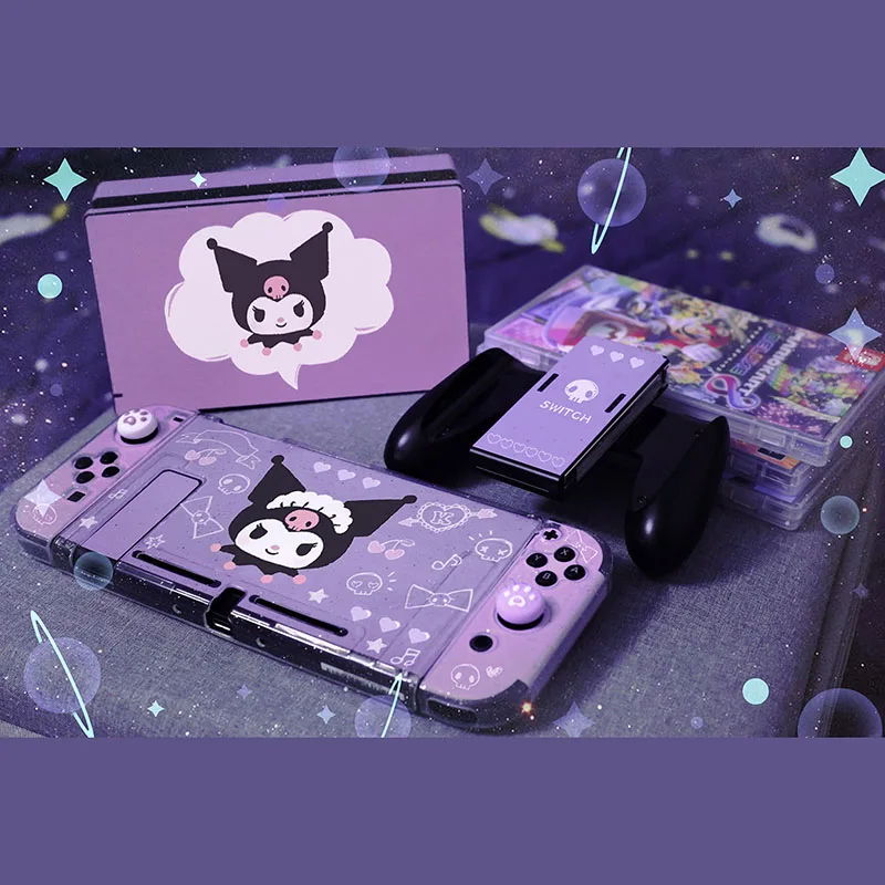 Kawaii Sanriod Nintendo Switch OLED Protective Case Kuromi My Melody Cinnamoroll Soft Shell Dustproof Sticker Gift for Kids
Kawaii Sanriod Nintendo Switch OLED Protective Case Kuromi My Melody Cinnamoroll Soft Shell Dustproof Sticker Gift for Kids