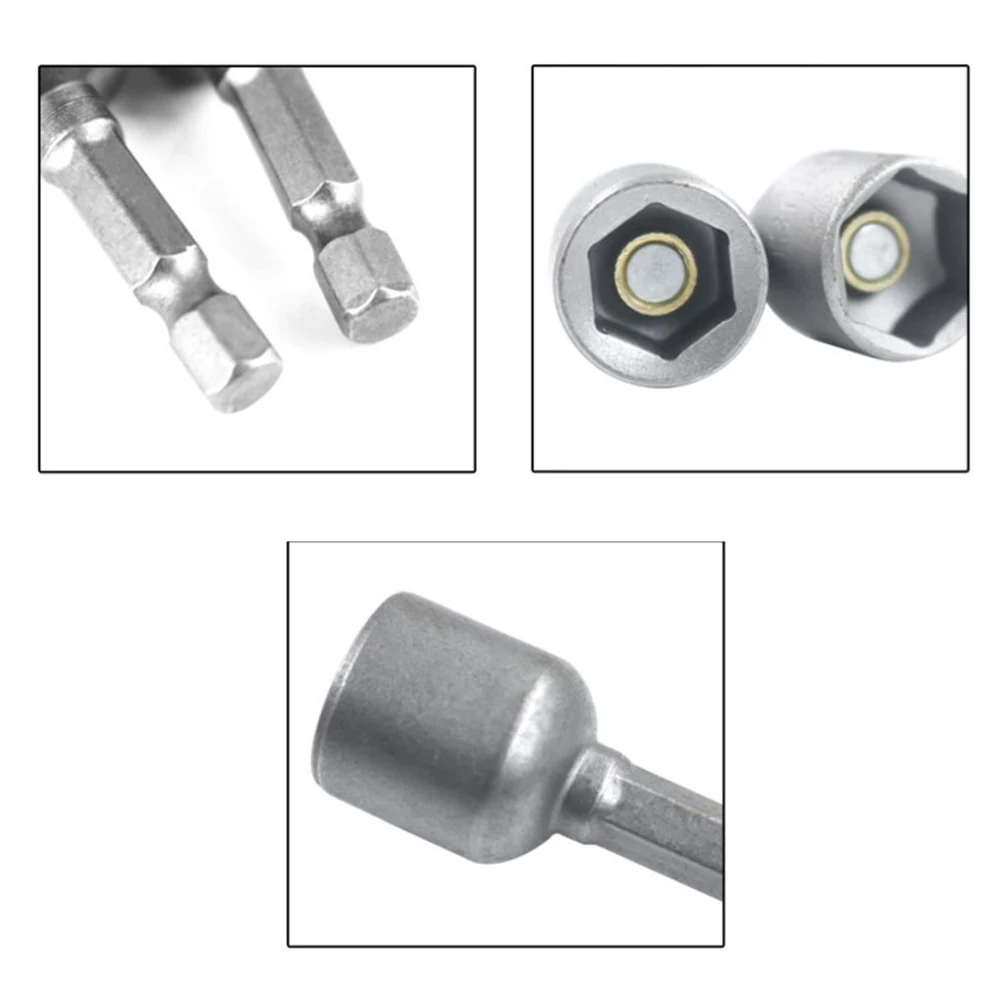 6-13mm Impact Socket Magnetic Nut Screwdriver 1/4 Hex Set Shank Drill Bit Adapter For Power Drills Impact Drivers Socket Kit
6-13mm Impact Socket Magnetic Nut Screwdriver 1/4 Hex Set Shank Drill Bit Adapter For Power Drills Impact Drivers Socket Kit