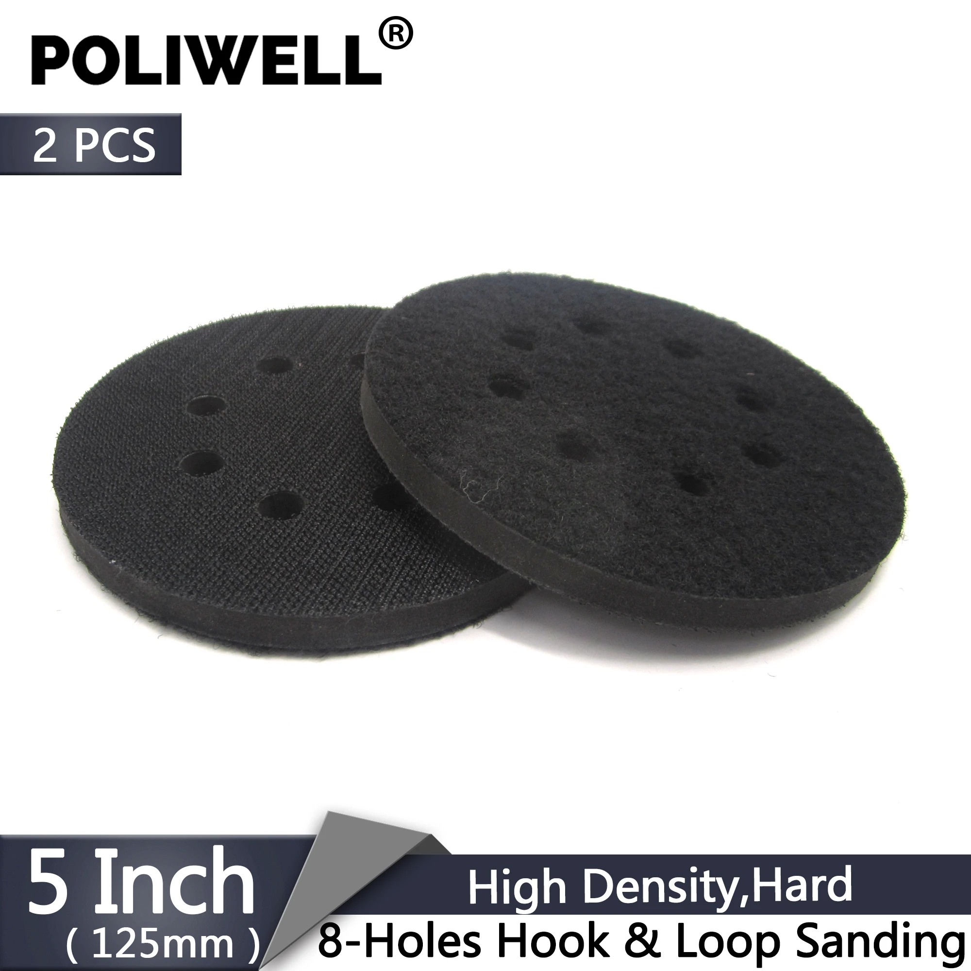 2 шт., прочные губки с 8 отверстиями, 5 дюймов, 125 мм
2 шт., прочные губки с 8 отверстиями, 5 дюймов, 125 мм