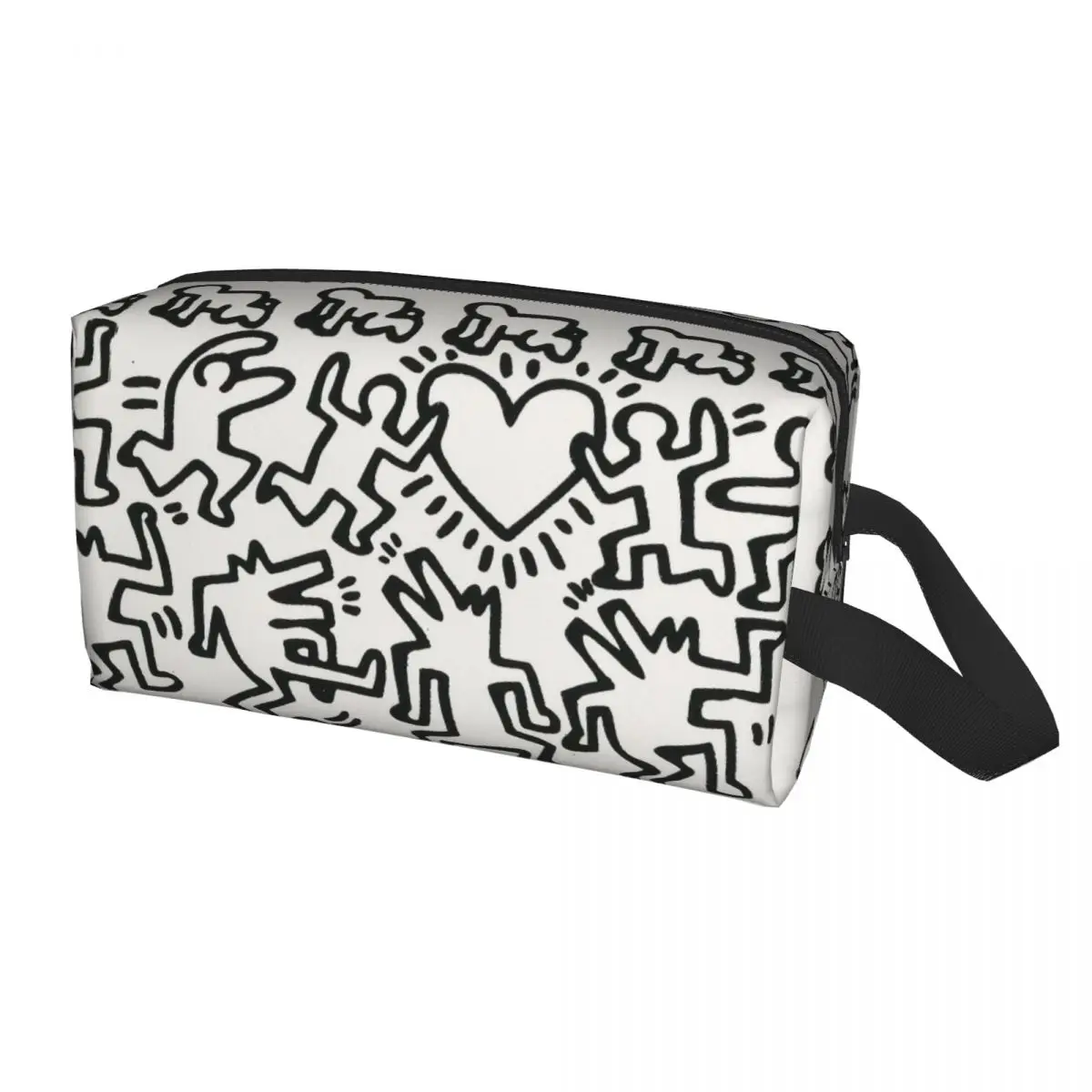 Travel Keith Street Art Toiletry Bag Kawaii Graffiti Pattern Cosmetic Makeup Organizer for Women Beauty Storage Dopp Kit Case
Travel Keith Street Art Toiletry Bag Kawaii Graffiti Pattern Cosmetic Makeup Organizer for Women Beauty Storage Dopp Kit Case