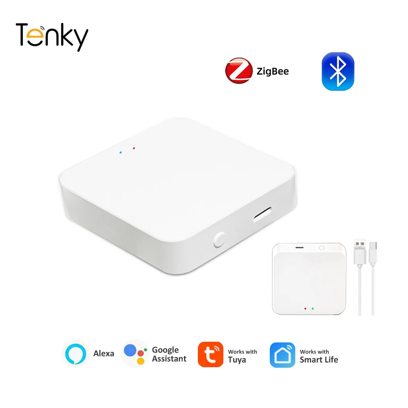 Tuya ZigBee Bluetooth Smart Gateway Hub Smart Home Bridge Smart Life APP Wireless Remote Controller Works With Alexa Google Home
Tuya ZigBee Bluetooth Smart Gateway Hub Smart Home Bridge Smart Life APP Wireless Remote Controller Works With Alexa Google Home