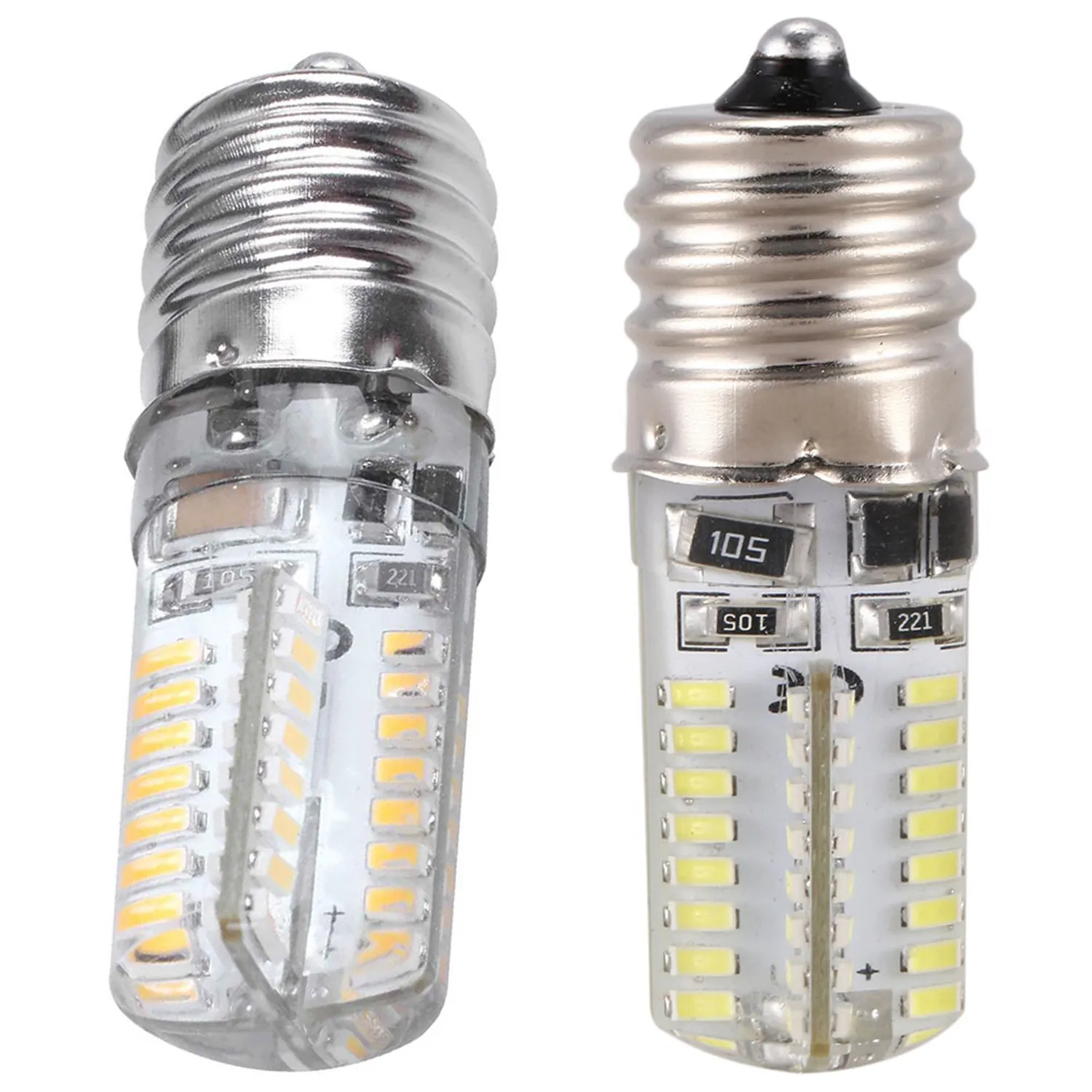 2 шт., лампы для светильников E17, 5 Вт, 64 светодиода, 3014 SMD, теплый белый/чистый белый, 110-220 В переменного тока
2 шт., лампы для светильников E17, 5 Вт, 64 светодиода, 3014 SMD, теплый белый/чистый белый, 110-220 В переменного тока