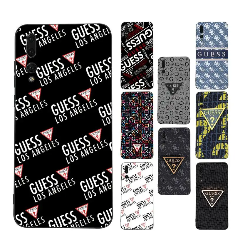 American fashion luxury brand GUESS Phone Case Soft Silicone Case For Huawei p30lite p30 20pro p40lite P30 Capa
American fashion luxury brand GUESS Phone Case Soft Silicone Case For Huawei p30lite p30 20pro p40lite P30 Capa
