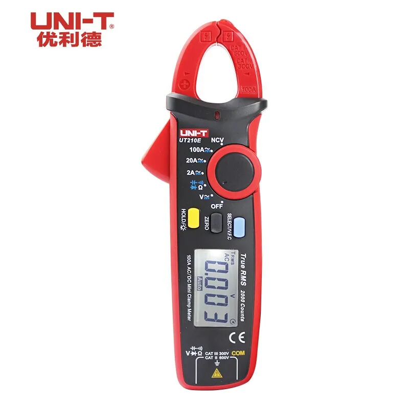 UNI-T UT210E Digital Clamp High precision digital display current clamp meter AC / DC 100A frequency conversion measurement
UNI-T UT210E Digital Clamp High precision digital display current clamp meter AC / DC 100A frequency conversion measurement
