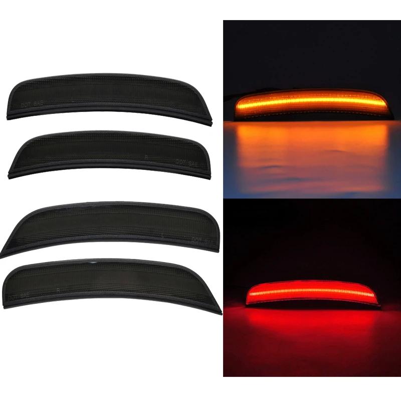 4Pcs F&R Amber Red Led Side Marker Lights For Chrysler 300 2015 2016 2017 2018 Front Rear Full Set Smoke Light for Chrysler 300
4Pcs F&R Amber Red Led Side Marker Lights For Chrysler 300 2015 2016 2017 2018 Front Rear Full Set Smoke Light for Chrysler 300
