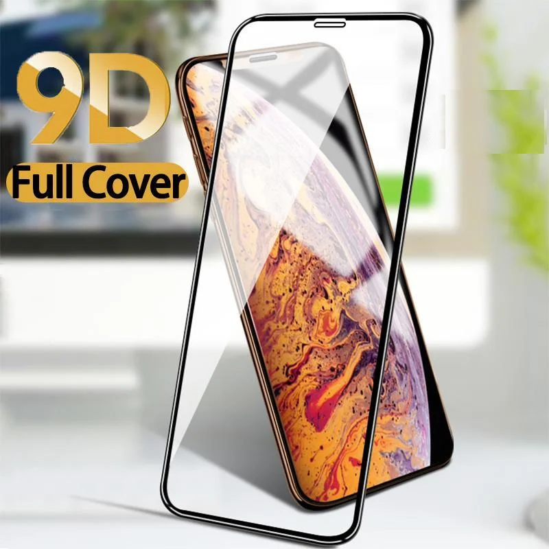 Защитное стекло 9D для Apple IPhone 12 13 11 Pro Max X XS XR 7 8 6 6S Plus Se |