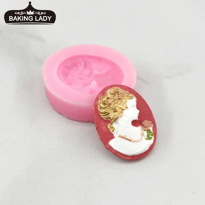 European character head lady fondant cake decoration silicone mold chocolate resin soft pottery candy baking mold
European character head lady fondant cake decoration silicone mold chocolate resin soft pottery candy baking mold