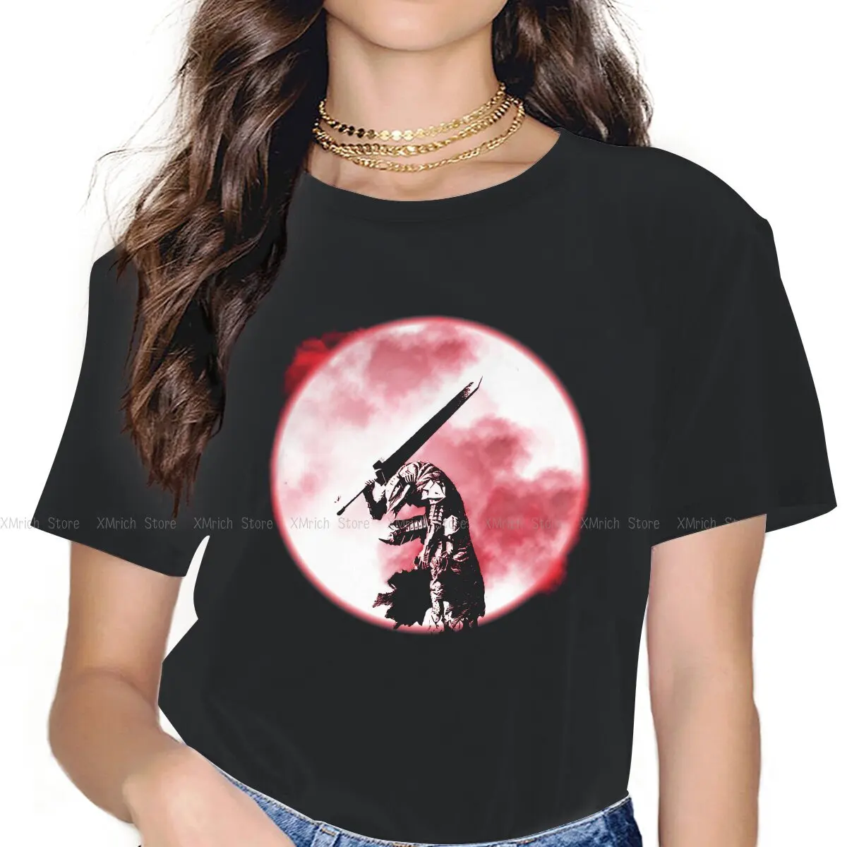 Moon Classic Women's T Shirt BERSERK Manga Series Funny Tees Short Sleeve O Neck T-Shirts Pure Cotton Gift Idea Clothing
Moon Classic Women's T Shirt BERSERK Manga Series Funny Tees Short Sleeve O Neck T-Shirts Pure Cotton Gift Idea Clothing