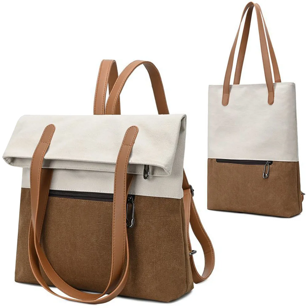 Retro Canvas Bag Female Casual Large Capacity Single Shoulder Bag Multi-function Backpack Crash Color Handbag for Women
Retro Canvas Bag Female Casual Large Capacity Single Shoulder Bag Multi-function Backpack Crash Color Handbag for Women