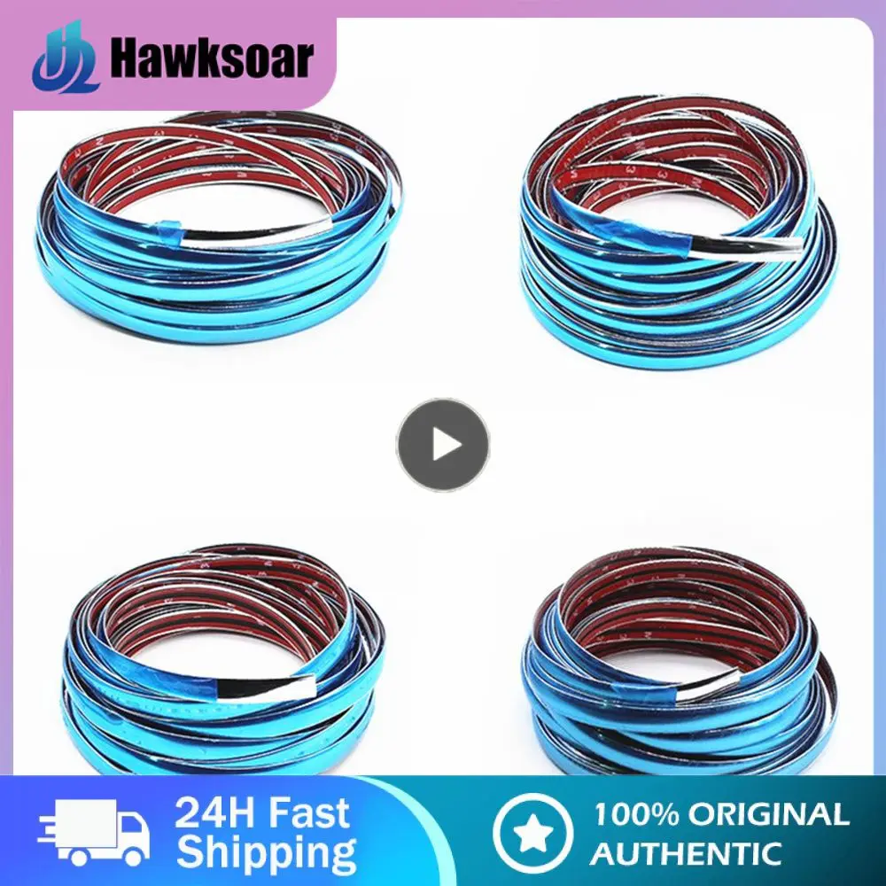 

Chrome Plated Decorative Strip Bright Strip Anti-collision Strip Chromium Plated Bright Strip Protective Cover Car Rim Modeling