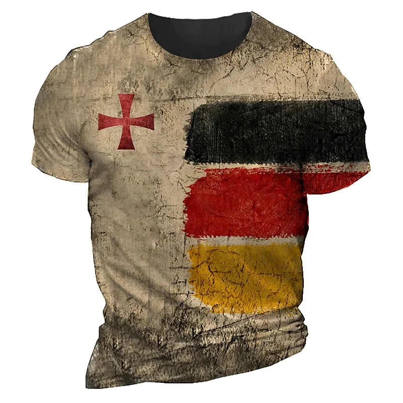 Vintage Men's T-shirt Oversized Retro Print Top Casual Loose American Short sleeve O-neck Pullover Shirt Summer New Men Clothing
Vintage Men's T-shirt Oversized Retro Print Top Casual Loose American Short sleeve O-neck Pullover Shirt Summer New Men Clothing