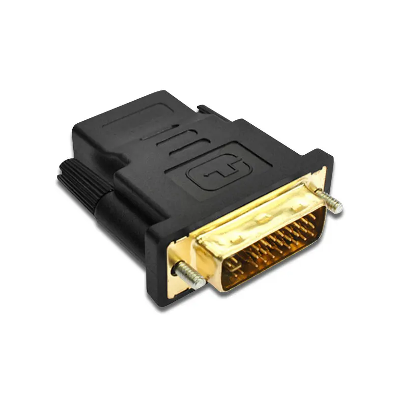 DVI Male to HDMI-compatible Female Adapter DVI (24 + 5) to HDMI-compatible Splitter Connector
DVI Male to HDMI-compatible Female Adapter DVI (24 + 5) to HDMI-compatible Splitter Connector