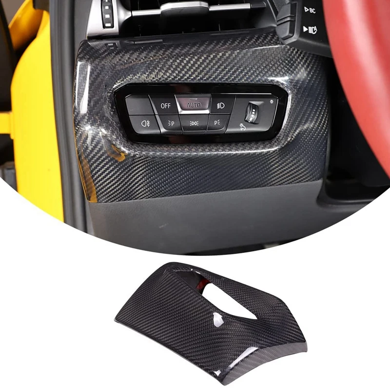 1 PCS Car Headlight Switch Decorative Frame Sticker Trim Carbon Fiber Interior Accessories For Toyota Supra 2019-2022
1 PCS Car Headlight Switch Decorative Frame Sticker Trim Carbon Fiber Interior Accessories For Toyota Supra 2019-2022