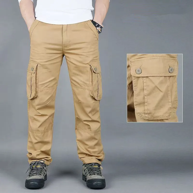 Outdoor Men's Hiking Military Cargo Pants Cotton Combat Multi-Pocket Baggy Overalls Camping Climbing Army Slacks Long Trousers
Outdoor Men's Hiking Military Cargo Pants Cotton Combat Multi-Pocket Baggy Overalls Camping Climbing Army Slacks Long Trousers