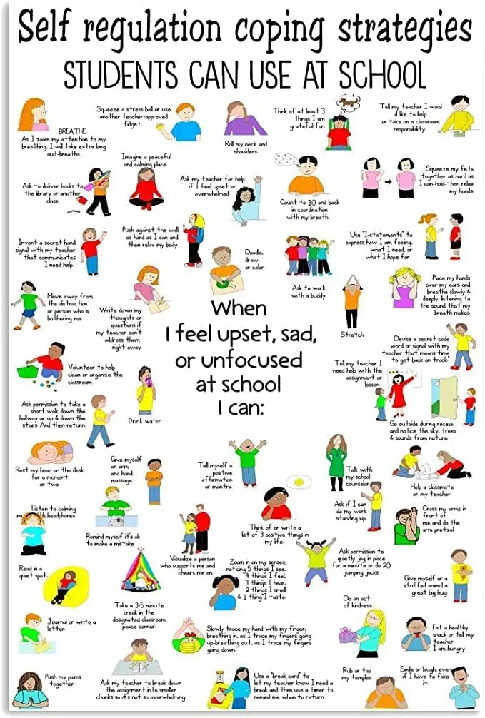 Self Regulation Coping Strategies Metal Tin Signs Children Learning Knowledge Education Poster Students Can Use At
Self Regulation Coping Strategies Metal Tin Signs Children Learning Knowledge Education Poster Students Can Use At