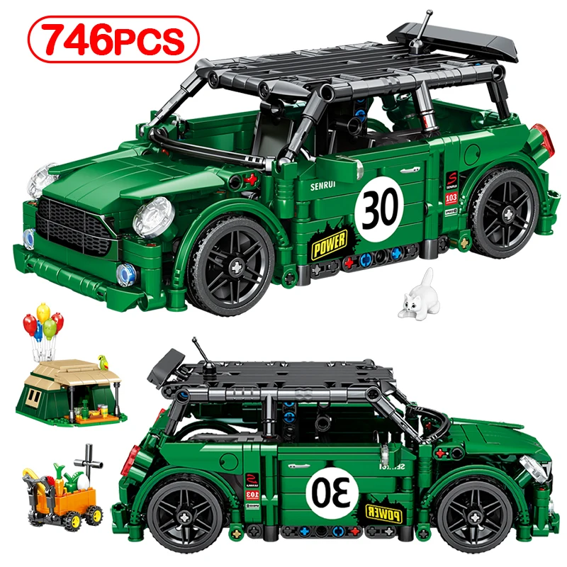 746pcs MOC City Racing Car Model Building Blocks Mechanical Speed Rush Off-road Vehicle Bricks Toys for Children Kids Gifts
746pcs MOC City Racing Car Model Building Blocks Mechanical Speed Rush Off-road Vehicle Bricks Toys for Children Kids Gifts