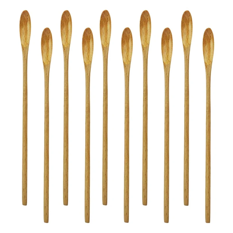 LBER Bar Spoon, Cocktail Spoon, Swizzle Sticks For Drinks, 7.96 Inch 20 Pieces Natural Wood Long Handle Drink Spoons
LBER Bar Spoon, Cocktail Spoon, Swizzle Sticks For Drinks, 7.96 Inch 20 Pieces Natural Wood Long Handle Drink Spoons