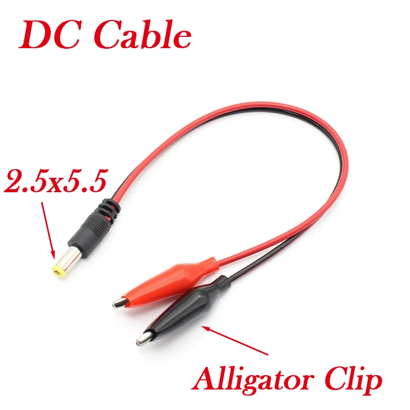 1 комплект, 5,5*2,5 мм, разъем постоянного тока, зажимы типа «крокодил», провод «крокодил», кабель питания 14AWG
1 комплект, 5,5*2,5 мм, разъем постоянного тока, зажимы типа «крокодил», провод «крокодил», кабель питания 14AWG